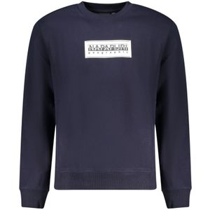 Napapijri - Box Logo Crew - Trui - Blu Marine - Katoen