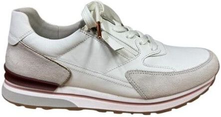 Gabor - 66.348 Sneakers - Kleur Weiss/Rame - Comfortabel Materiaal