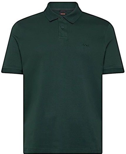 Hugo Boss Poloshirt pe interlock open green