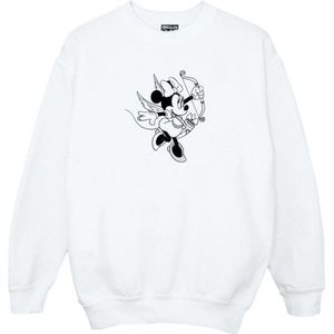 Sweater - Gedrukt - Zwart - 50% Katoen 50% Polyester