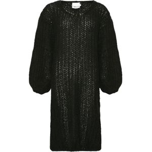 Jasmin gebreide jurk in zwart