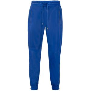 Leren Joggingbroek - Boston - Heren - Zwart - Ademend en Vochtafvoerend