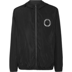 Plein Sport - Carbon Tiger Windbreaker - Jack - Zwart - Heren - Polyester