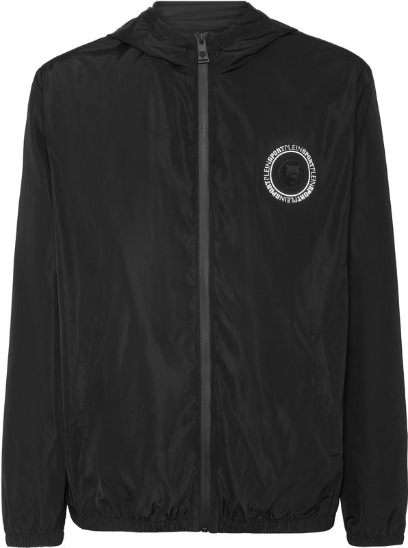Plein Sport - Carbon Tiger Windbreaker - Jack - Zwart - Heren - Polyester