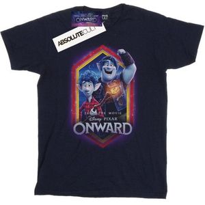 Li-cense Disney dames onward brothers crest cotton boyfriend t-shirt