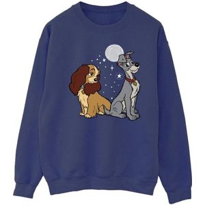 Li-cense Disney heren lady and the tramp maan sweatshirt