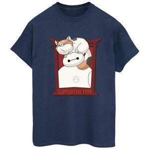 Li-cense Disney dames big hero 6 baymax frame support katoenen vriendje t-shirt