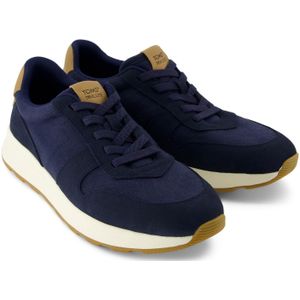 TOMS - TRVL LITE - Retro Leren Sneakers - Marineblauw