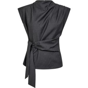 Co'couture - Pleat Top - Grijs - Strapless