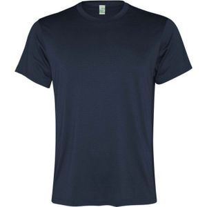 Roly - T-shirt - Korte Mouwen - Zwart - 100% Gerecycled Polyester