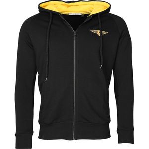 TOP GUN - Sweatvest - Geel/Zwart - Met Capuchon - Lange Mouwen