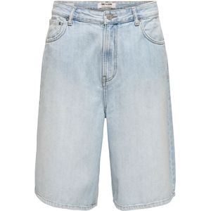 Only & Sons - Denim Shorts - Bleach-wash - Bermuda's