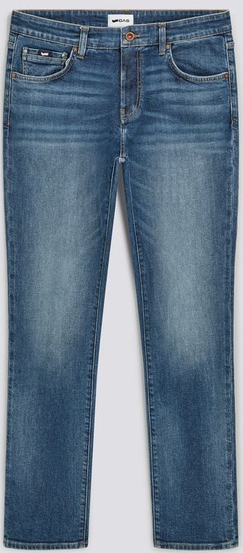 GAS - Albert Slim-fit Jeans - Blauw - Katoen