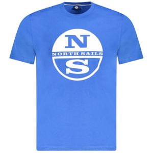 NS - Graphic Tee - Katoenen T-shirt - Blauw - Korte Mouwen