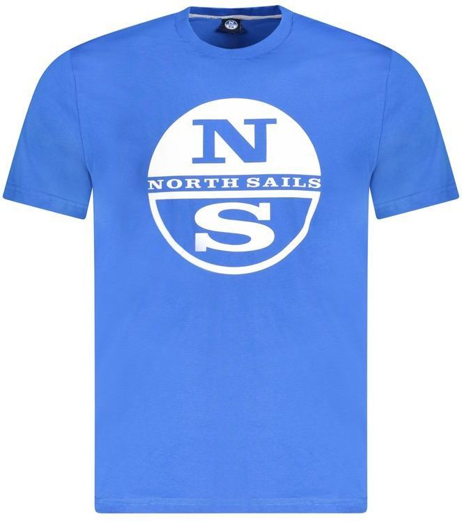 NS - Graphic Tee - Katoenen T-shirt - Blauw - Korte Mouwen