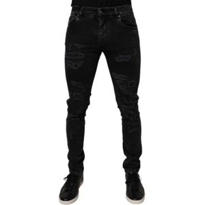 Slim Fit Versleten Jeans