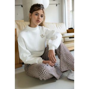 Looxs Revolution Offwhite sweater voor meisjes in de kleur