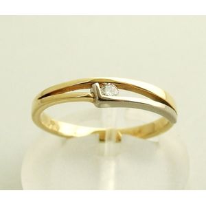 Christian Bicolor diamanten ring