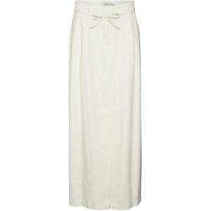 Vero Moda Vmflorence hw long linen skirt beige