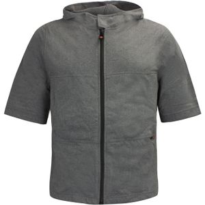 Nike - Retro Zip Up - Hooded T-shirt - Grijs