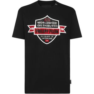 Philipp Plein - PP Crest - T-shirt - Wit - Katoen