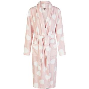 By Louise Dames badjas fleece hartjes