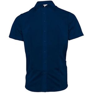 Marvelis - Dames Poplin Comfort Blouse - Korte Mouwen