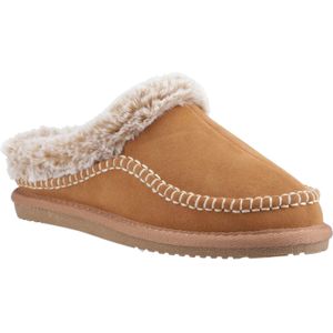 Hush Puppies - Anika - Slippers - Tan - Suède