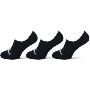 O'Neill Footies sokken heren / dames no show 710003 zwart 3-pack