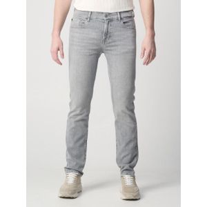 7 For All Mankind - Jeans - Grijs - Slim Fit - 5-pocket-stijl