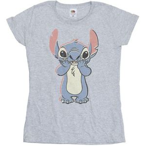 Li-cense Disney dames lilo and stitch groot bedrukt katoenen t-shirt