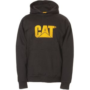 Caterpillar Handelsmerk Katoenen Zwarte Heren Hoodie