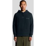 Lyle & Scott - Script Hoodie - Marineblauw - Gebreide Sweater