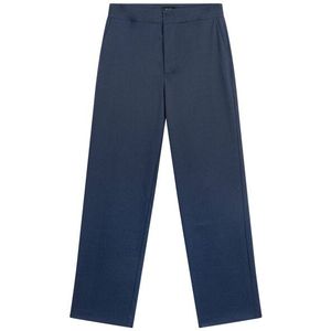 Alix the Label - Straight Regular Waist Broek - Donkerblauw