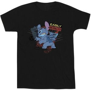Li-cense Disney heren lilo en stitch gemakkelijk afgeleid t-shirt