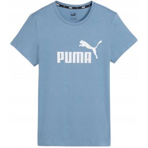 Puma - Dames Essential Logo T-shirt - Katoen - Korte Mouwen