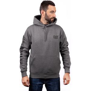 Caterpillar - Trademark Banner - Hoodie - Grijs - Katoen/poly-fleece
