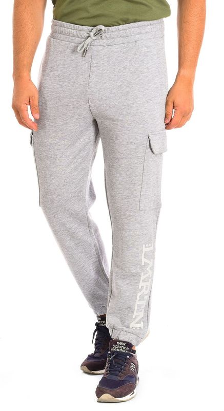 La Martina - TMT011-FP538 - Jogger Sportbroek - Grijs