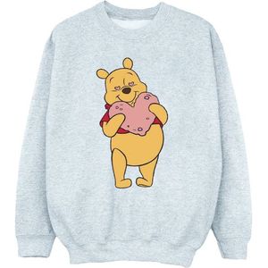 Li-cense Disney dames winnie the pooh sweatshirt met hartjesogen