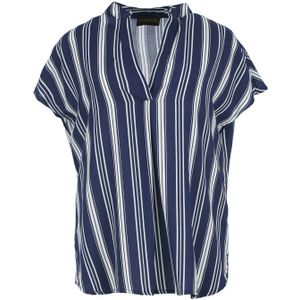 Blouse - Gestreept - Viscose - Nautische Inspiratie