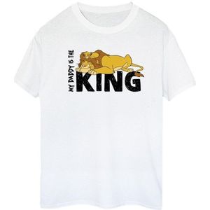 Li-cense Disney dames the lion king daddy is king katoenen vriendje t-shirt