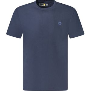 Timberland - Katoenen T-Shirt - Blauw - Korte Mouwen