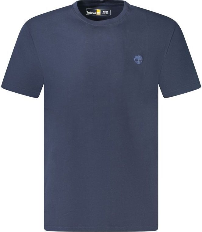 Timberland - Katoenen T-Shirt - Blauw - Korte Mouwen