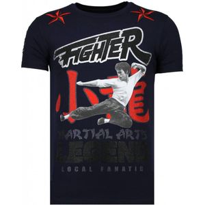 Local Fanatic Fighter legend rhinestone t-shirt