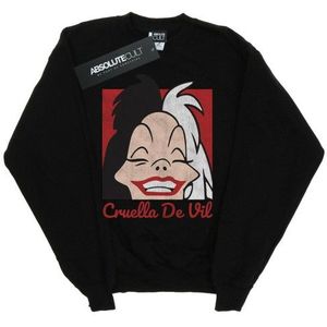 Li-cense Disney dames cruella de vil cropped head sweatshirt