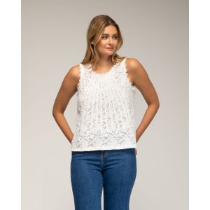 Mouwloze Top - Kanten Top
