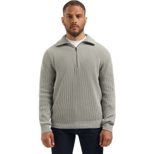 Dstrezzed - Josiah Skipper Half Zip - Sweater - Grijs - Regular Fit