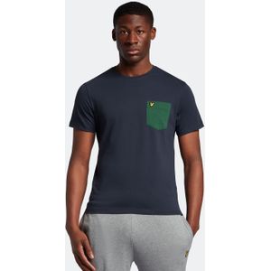 Lyle & Scott - Contrast Pocket T-shirt - Marine