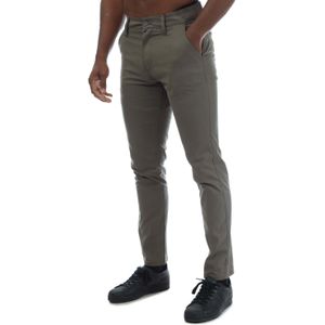 Duck and Cover - Moretor - Chino Broek - Olijf - Slim Fit