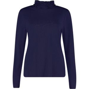 Bloomings - Top - Navy - Dames - Lange Mouwen